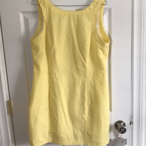 Lauren James Dresses & Skirts - Lauren James yellow seersucker shift dress